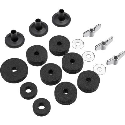 China 18 Pieces Hi-Cap Clutch Accessories Replacement Cymbals Felt WDY-CR01 for sale