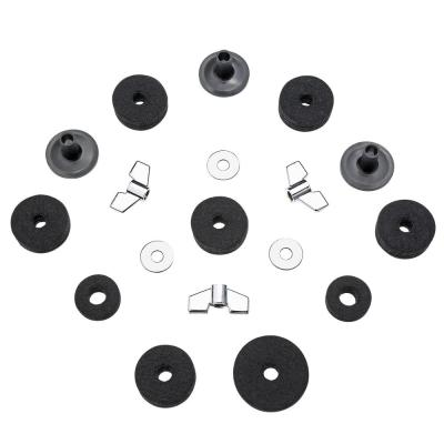 China Replacement Cymbals Accessories Cymbal Felts Clutch Felt Hi Cap Cup Sleeves With Low Wing Nuts WDY-CR01 for sale