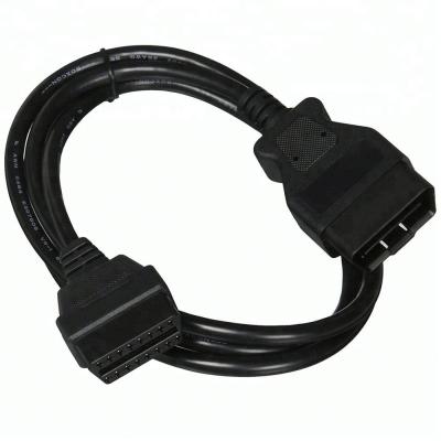 China All OBD2 Cars OBD2 Extension Cable For OBD Scanner And OBD2 Scan Tool 1.5 M 16 Pin OBDII Cable for sale