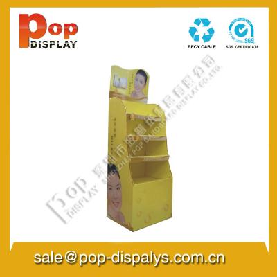 China Marketing Cosmetic Display Stands , Corrugated Display Stands for sale