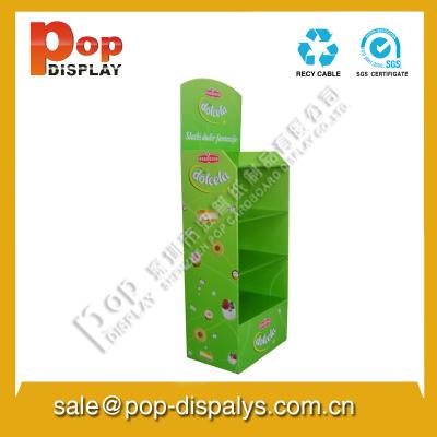 China Grocery Lightweight Cardboard Display Stands For Cake Promotion for sale