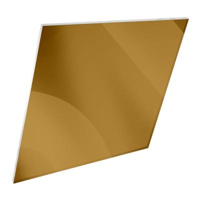 China Polished surface Golden Mirror Acrylic Sheet 2mm ,  Plexiglass mirror sheet for sale