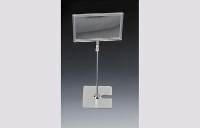 China Free Standing POS Sign Holder For A3 Or A4 Floor Sign Holders 1100-2100mm for sale