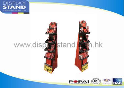 China Carslan Cosmetics Permanent Metal Retail Display Stands with LED lights for sale