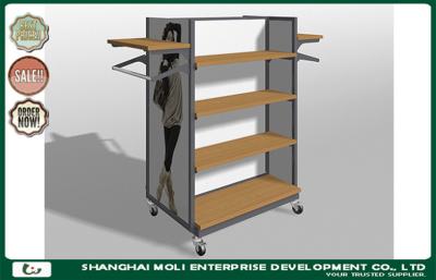 China Customized Metal Retail Garment Racks display stand and clothes shop furniture for sale