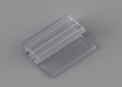 China Customized Sign Holder Ragid and Flexible PVC , Hinges with Adhesive Bottom for sale