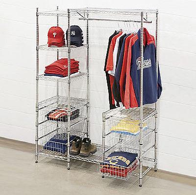 China Sturdy Durable Clothing Display Racks , Industrial Clothing Rack for sale