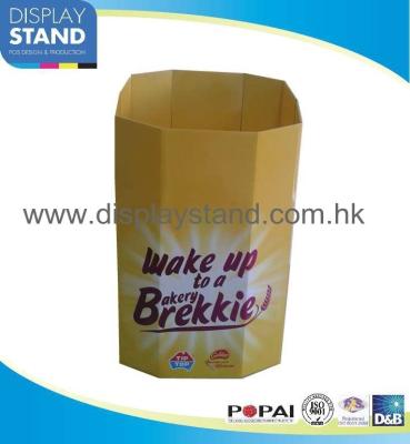 China Free Cardboard Floor Display Stands with For Foods Supporting 45kgs for sale