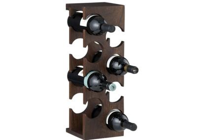 China Wooden Wine Display Stands , Wall Mounted Wine Rack For Kitchen for sale