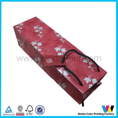 China Luxury ivory board / card Personal Custom Wine Bag With Handles for sale