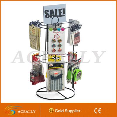 China Countertop Spinner Display with Sign Holder for sale