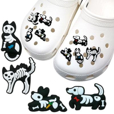 China Wholesale PVC Shoe Buckle X-Ray Style Shoe Buckle Cat Dog Cat Cartoon Pattern Shoe Charm Customization Shoe Decorations Adjustment Kids Sandals Gifts for sale