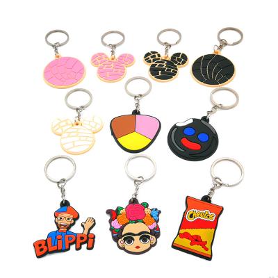 China Rubber Keychain Hot Mexican Fashion Style Key Chains Sale Holder Trinket Customized Women Kids Friend Party Gift Key Chain Wholesale for sale