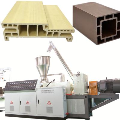 China Profile WPC pvc upvc window profile making machine wpc extrusion line for sale