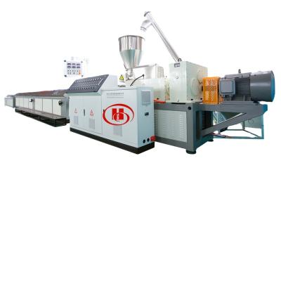 China Sheet Plastic Extrusion UPVC Windows Making Machine Production Line / Plastic Profile Extruder for sale