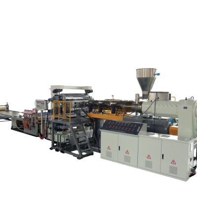 China plastic sheet pp pe abs sheet machine extrusion line for single layer sheet for sale