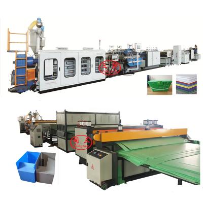 China Plastic Corrugated Hollow Sheet Extrusion Machine/PP Sheet Making Machine/PC Grid Sheet Machine-Machine for sale