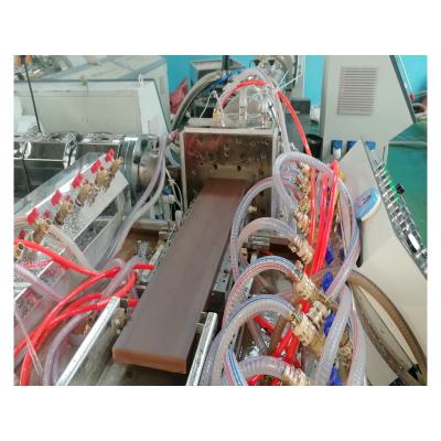 China Profile recycle production line made up of plastic+ wood (husk/straw/rice wood) plastic (PP/PE/PVC) WPC WPC machine for sale