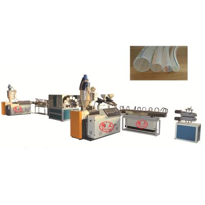 China Soft HOSE PVC Fiber Reinforced Garden Hose Making Machine /plastic soft PVC Hose Production Line for sale