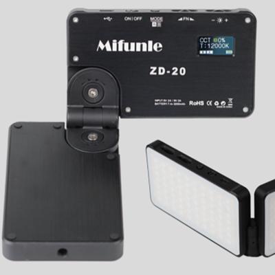 China Studio Camera Mini Pocket Led Lights With Temperature 2600K-1200K Dimmable Dslr Silicone Cover Cool And Warm Video Led Light for sale