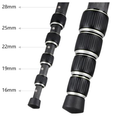 China PORTABLE carbon fiber tripod heavy duty travel tripod for camera carbon fiber foot tube with Artcise ultra-stable tripod head for sale