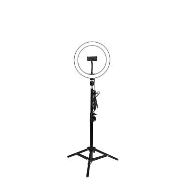 China 10 Inch 3200K-5600K PORTABLE Led Video Ringlight Selfie Ring Circle Lamp Dimmable Makeup Ring Light with Tripod Stand for sale