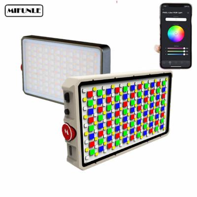 China Mini Mifunle Portable RGB Fill Light 2500K-8500K Full Color Remote Control Camera Led Visual Lights Photographic Equipment for sale