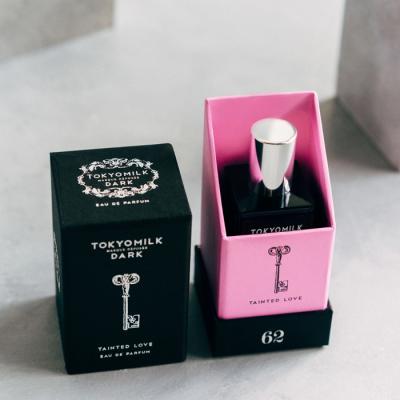 China Luxury Recyclable Essential Oil Cosmetic Packaging With Empty Refillable Box And Bottle Perfume Bottles 50ml Glass Pack Packaging for sale