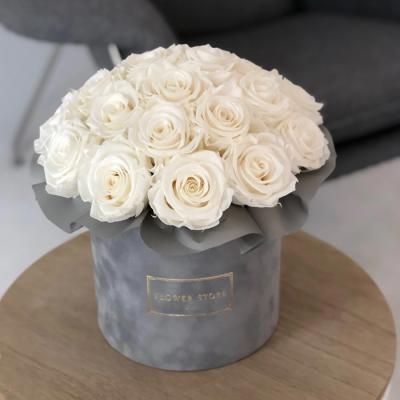 China Gift Custom Design Elegant Gift Packaging Flower Rose Boxes For Bouquets Flower Packaging Boxes With Logo Wholesale Rose Flower Boxes for sale