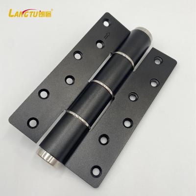 China Modern Aluminum Hydraulic Automatic Soft Closing E-type Door Hinges With Damping Buffer Function for sale