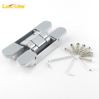 China Modern Zinc Alloy Hidden Door Hinge 3d Adjustable Hidden Door Hinge Wooden Hidden Door Hinge for sale