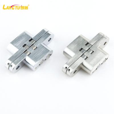 China 180 Degree Modern Zinc Alloy Door Hinge Furniture Hidden Hinge Invisible Hinge for sale