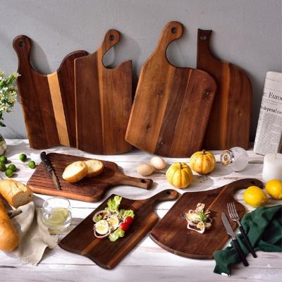 China Kitchen Viable High Quality Solid Wood Cutting Plates Acacia Wood Cutting Boards for sale