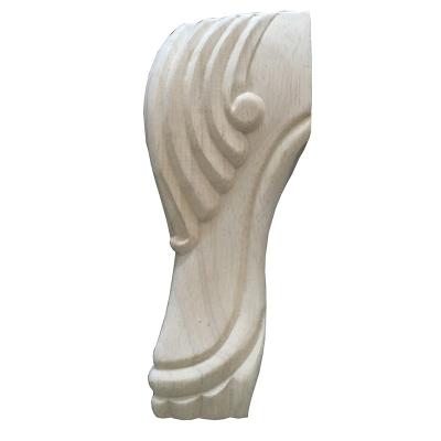 China Solid Wood Carved Wooden Legs For Furniture Ornaments Wooden Furniture Parts for sale