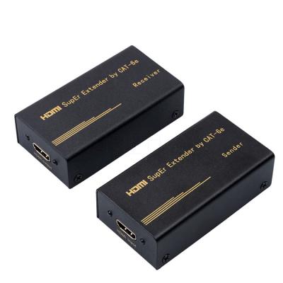 China 60m HD 1080P 60m HDMI Transmitter Receiver HDMI Supplement by cat6 for sale