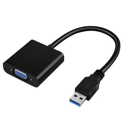 China DVD Player 1080P USB 3.0 to VGA Adapter Cable Converter for PC Laptop for sale