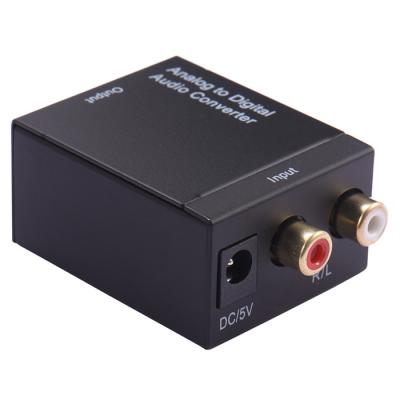 China Digital to Analog Audio Adapter Analog to Digital Converter Converter Optical RCA L/R Toslink Coaxial Signal to RCA Analog Audio Converter for sale