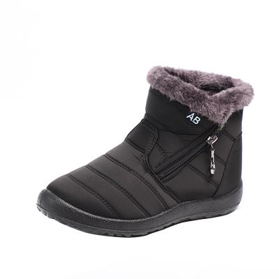 China Wholesale Fashion Flat Classic Fur Snow Boots For Women Woman Waterproof Durable Rubber Boots For Winter for sale