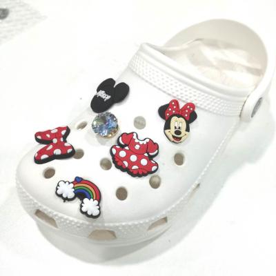 China Running Cute Design PVC Rubber Shoe Clog Charms Buckles Accessories Decorations for sale