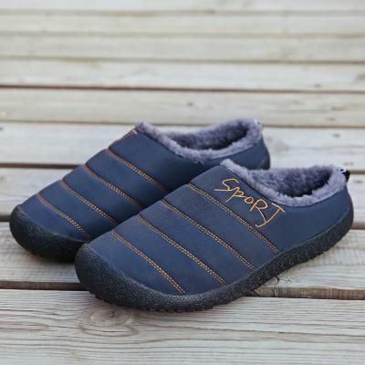 China winter wholesaler warm cotton slippers thermal recycle mesh material for winter sandals for men women unisex home slippers 36-47 for sale