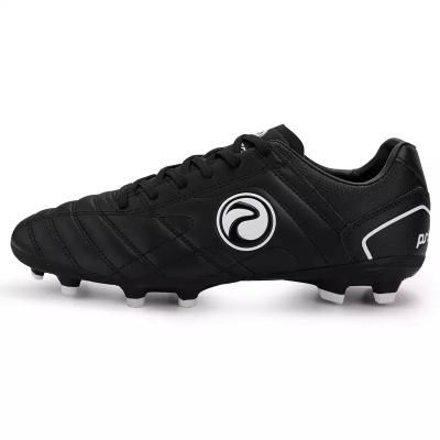 China Fashion \ Leather Soccer Shoes Customized Logo Kangaroo Soccer Boots OEM / ODM Comfortable Durable Customize Outdoor Soccer Shoes AG Cleats for sale