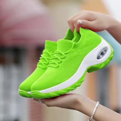 China Casual Trend Women's Wedges Rubber Sneaker Zapatillas Mujer Platform Men Sports Shoes 2019 Fashion Shoes For Women for sale