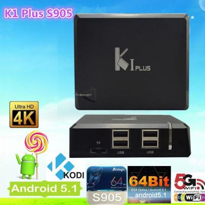 China Android Mini Tv Box Android Pc Tv Box Amlogic S905 Quad Core 64 Bit for sale