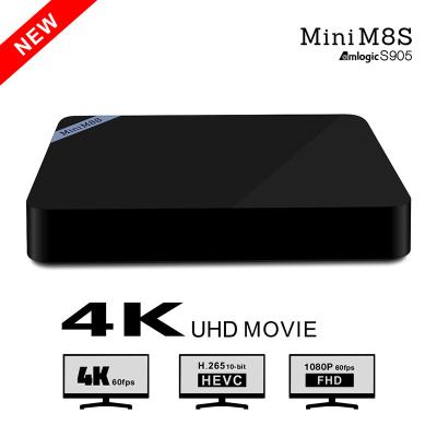 China 2016 New arrival wifi smart tv box 2GB mini M8S Amlogic S905 Android Box OEM ODM for sale