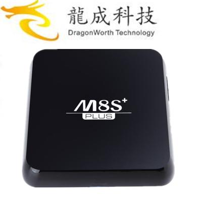 China Best Selling android 5.1 Smart Tv Box M8S Plus 10/100/1000M Ethernet add 1000M Better than M8 M8S OEM ODM for sale