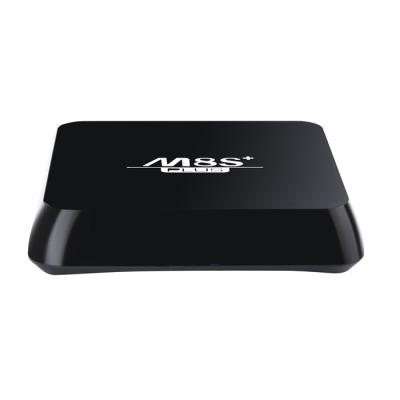 China Newest M8S plus 2G/8G Amlogic S905 smart tv box Penta-Core Mali-450 Up to 750Mhz+ Android 5.1 Quad core tv box OEM ODM for sale