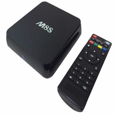 China Quad Core 2g Ram 8g Rom 4k HD Ott Smart Tv Box M8S Upgraded  2GB/8GB quad core android 5.1 KODI 16.0 fully for sale