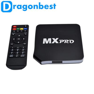 China Internet Tv Receiver MX Pro  Android XBMC Kodi Tv Box Kitkat Amlogic S805 Quad Core Bluetooth for sale