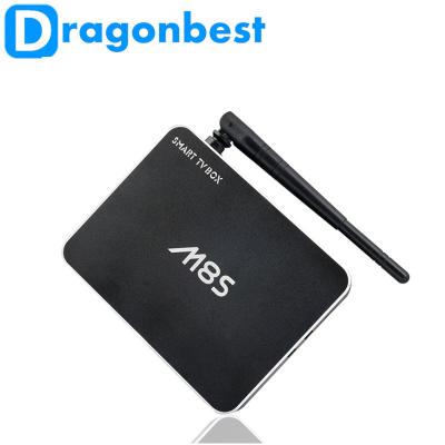 China Android 4.4 Android Tv Box Quad Core M8S RK3188 Quad Core Buletooth Amlogic S805 dual wifi for sale