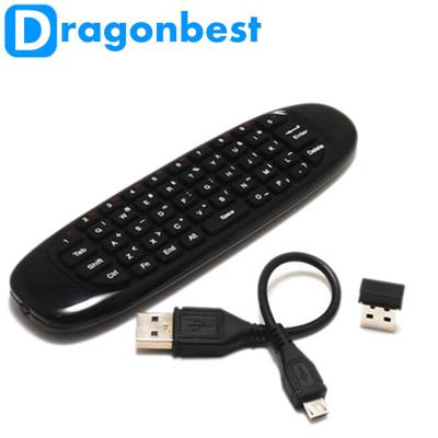 China 2 . 4Ghz Fly T8 Air Mouse Wireless Keyboard Fly Mouse Remote Control for sale